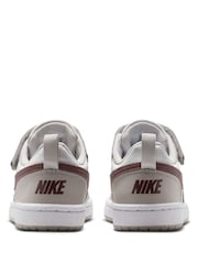 Nike Black Junior Court Borough Low Trainers - Image 7 of 10