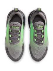 Nike Grey Lime Junior Air Max 270 Trainers - Image 9 of 11