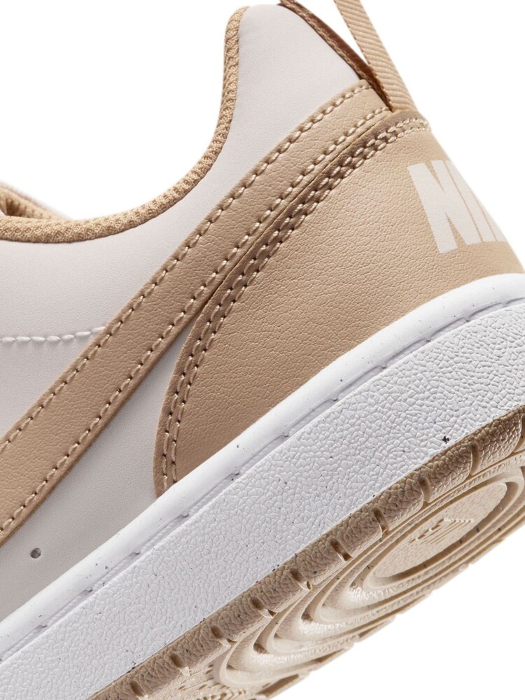 לבן טבעי - נעלי ספורט נמוכות של Nike דגם Court Borough לנוער - תמונה 11 מתוך 11