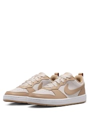 Nike Natural White Youth Court Borough Low Trainers - Image 5 of 11