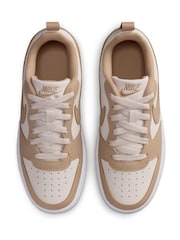 Naturlig Hvit - Nike Court Borough Low-sko til ungdom - Bilde 7 av 11
