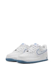 Nike White Youth Air Force 1 Trainers - Image 5 of 10