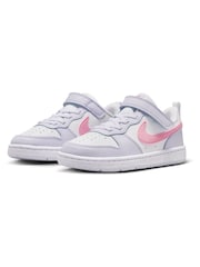 Nike White Junior Court Borough Low Trainers - Image 5 of 10