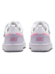 Nike White Junior Court Borough Low Trainers - Image 6 of 10