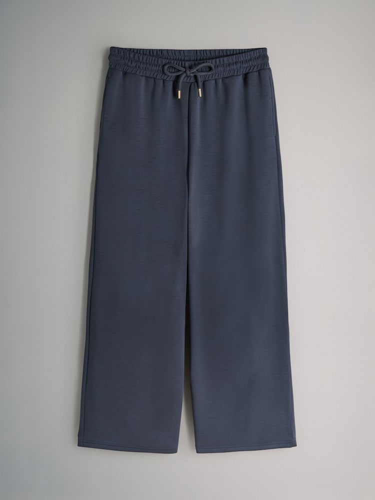 Mornarica - The Set oversized modal zip Through zgornje del trenirke; Majica za vadbo & lahke hlače za prosti čas Set - Slika 2 iz 5