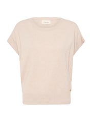Cream Natural CRDela Knit Short Sleeve Top - Image 5 of 6