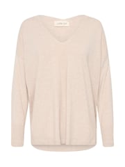 Cream Natural CRDela Long Sleeve V-Neck Jumper - Image 5 of 6