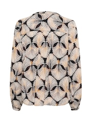 Cream CRTiah Long Sleeve V-Neck Black Shirt - Image 6 of 6