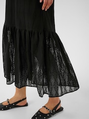 Cream CRBillie Midi A-Line Black Skirt - Image 4 of 6
