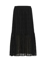 Cream CRBillie Midi A-Line Black Skirt - Image 5 of 6