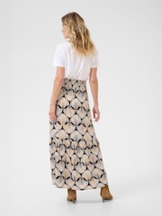 Cream CRTiah Patterned A-Line Maxi Black Skirt - Image 2 of 5