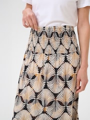 Cream CRTiah Patterned A-Line Maxi Black Skirt - Image 3 of 5