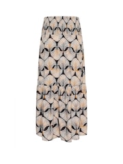 Cream CRTiah Patterned A-Line Maxi Black Skirt - Image 5 of 5