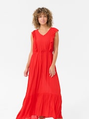 Cream Red CRAllie Maxi Dress - Image 1 of 6