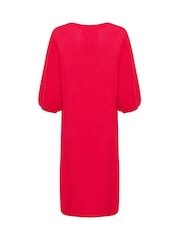 Cream Red CRVillea Knee Length Knit Dress - Image 6 of 6