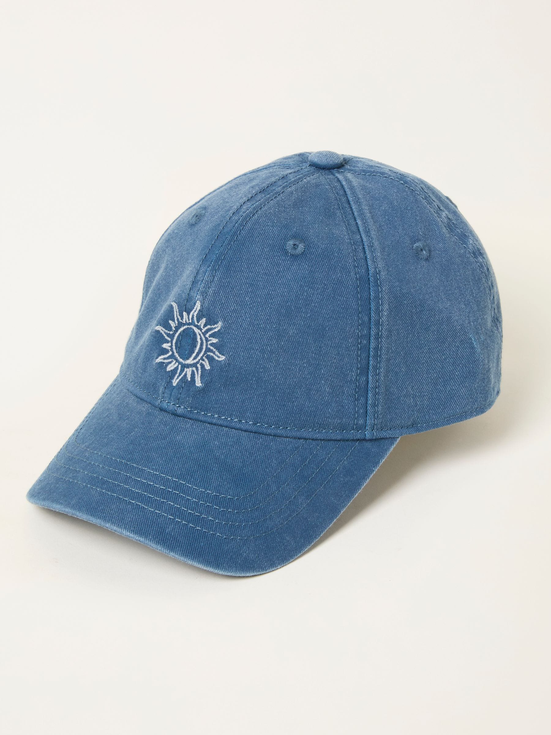 Buy FatFace Blue Embroidered Sun Cap from Next USA