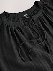 Black Long Sleeve Maxi Kaftan - Image 2 of 3