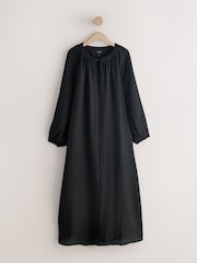 Musta - Pitkä hiha Maksi-kaftan - Kuva 5 / 7