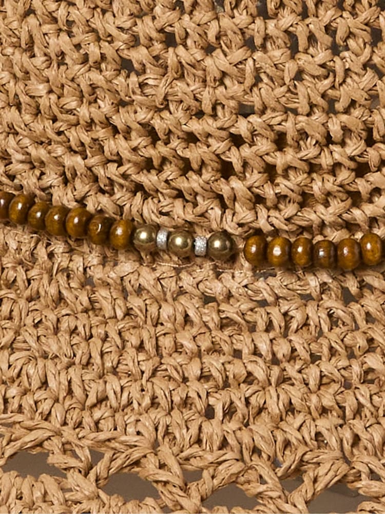 FatFace Natural Floppy Straw Sun Hat - Image 3 of 3 FatFace Natural Floppy Straw Sun Hat - Image 3 of 3