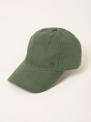 FatFace Green Canvas Baseball Cap - Image 1 of 2