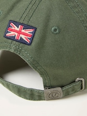 FatFace Green Canvas Baseball Cap - Image 2 of 2