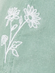 FatFace Green Embroidered Daisy Cap - Image 3 of 3