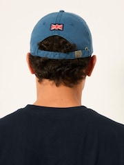 Bleu - Casquette de baseball à chevrons FatFace - Image 4 de 4