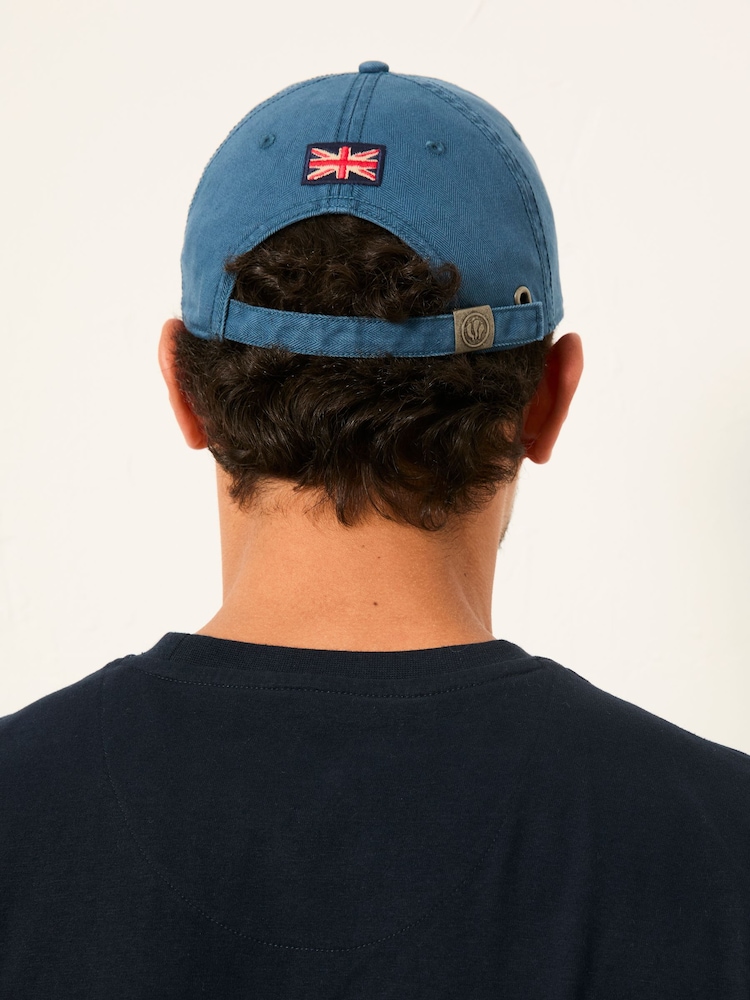 Bleu - Casquette de baseball à chevrons FatFace - Image 4 de 4
