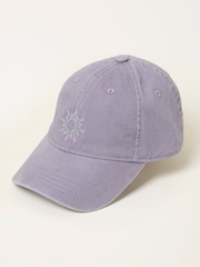 FatFace Purple Embroidered Sun Cap - Image 1 of 2