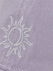 FatFace Purple Embroidered Sun Cap - Image 3 of 3