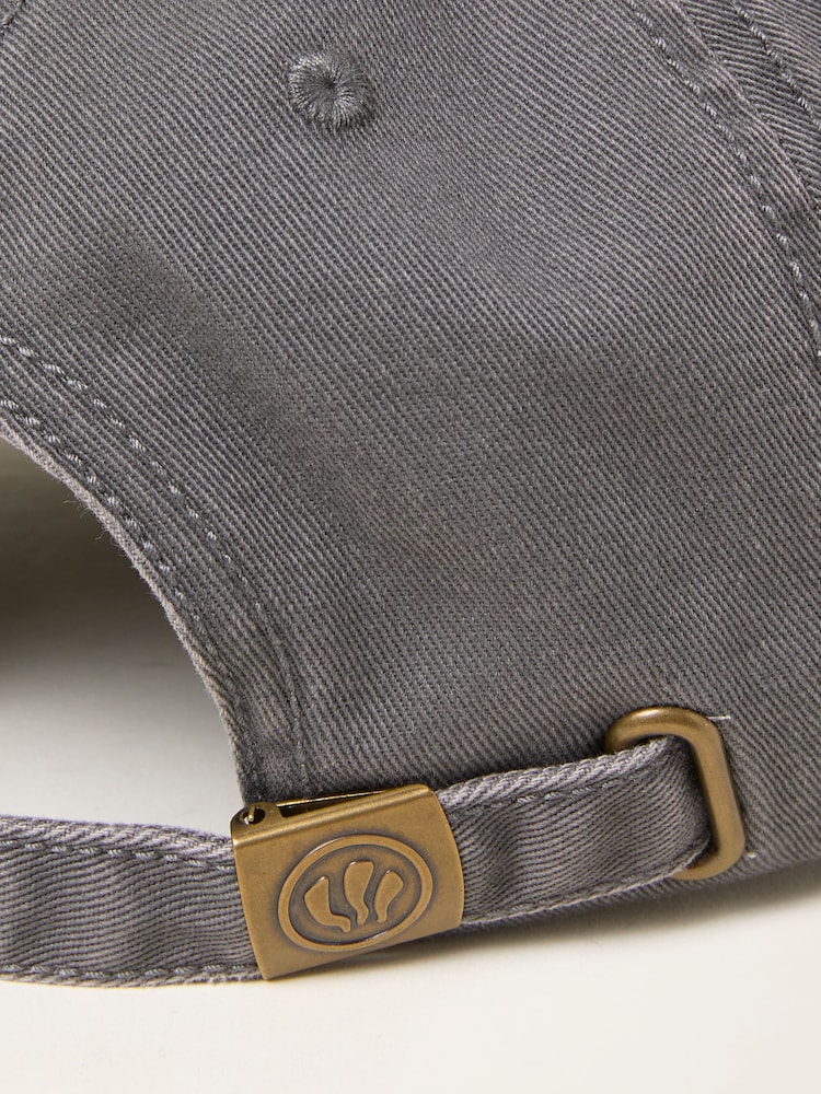 FatFace Grey Colour Block Baseball Cap - Image 3 of 3