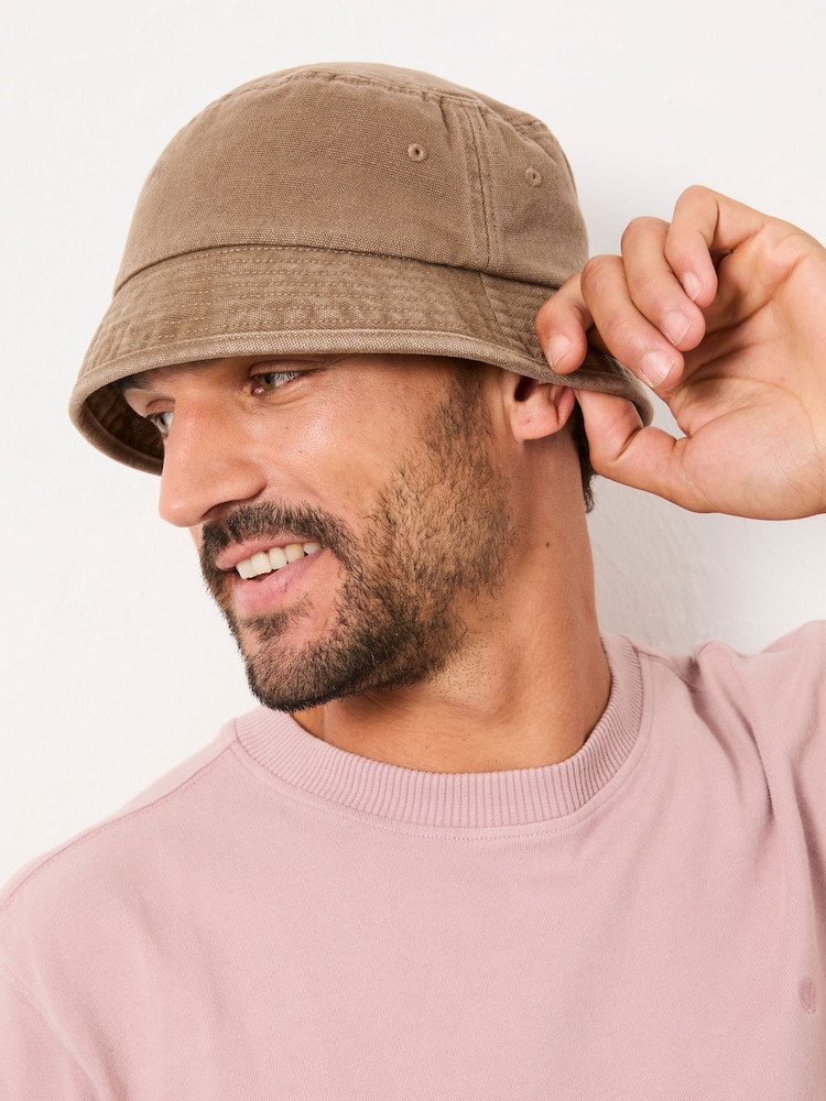 Marrón - FatFace Bucket Hat - Imagen 1 de 3