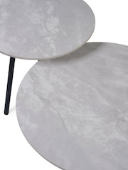 Julian Bowen Grey Casper Set of Side Tables - Image 4 of 6