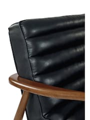 Julian Bowen Black Marshall 2 Seater Sofa - Image 4 of 5