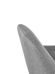 Julian Bowen Grey Davos Accent Chair - Image 5 of 5