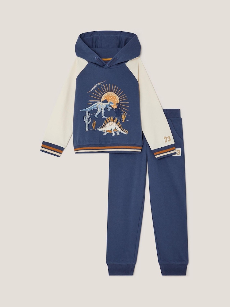 Monsoon Blue Dinosaur Sweater Set - Image 1 of 3