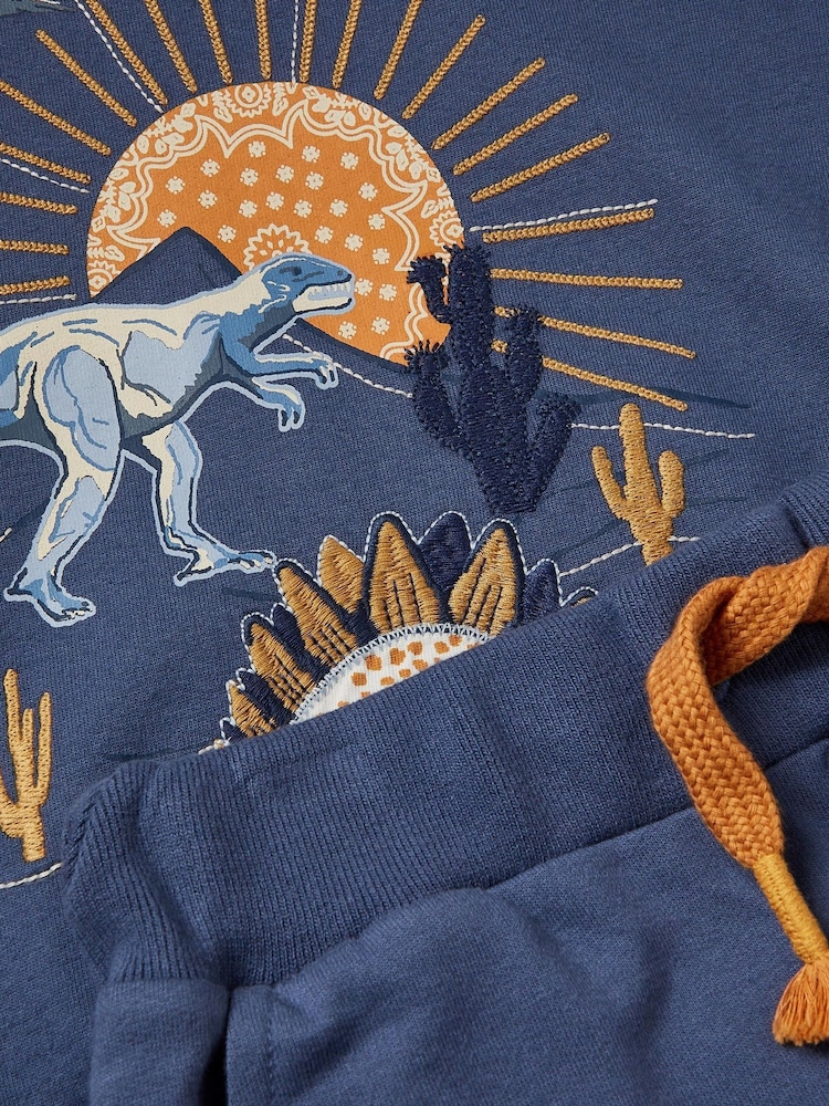 Monsoon Blue Dinosaur Sweater Set - Image 3 of 3