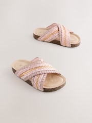 Rosa - Sandalias de corcho sin cordones - Imagen 1 de 5