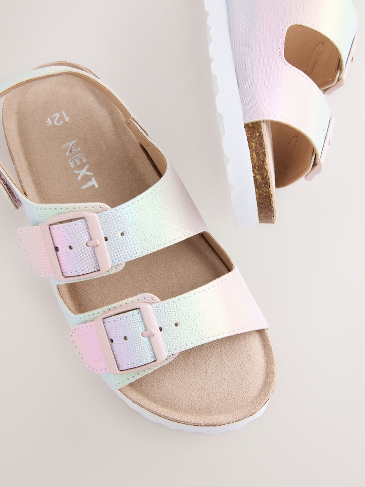Rainbow Standard Fit (F) Touch and Close Corkbed Sandals - Image 5 of 5