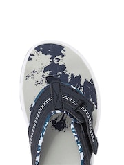 Pavers Blue Touch-Fastening Toe Post Sandals - Image 5 of 5