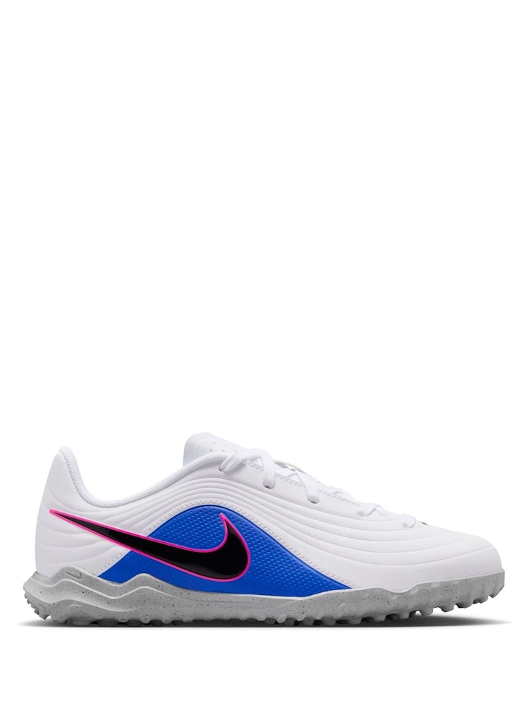 Nike White Jr. Tiempo Maestro Club Turf Football Boots - Image 1 of 10