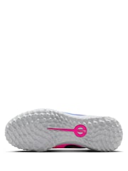 Nike White Jr. Tiempo Maestro Club Turf Football Boots - Image 6 of 10