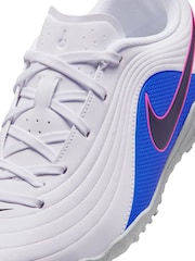 Nike White Jr. Tiempo Maestro Club Turf Football Boots - Image 9 of 10