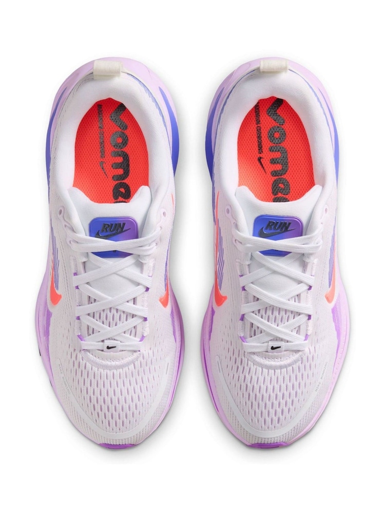 Nike White/Purple Youth Vomero 18 Road Running Trainers - Image 12 of 12