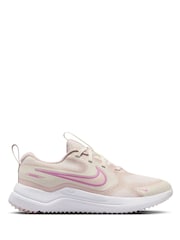Nike Cream Pink Youth Cosmic Running Trainers - Image 1 of 11