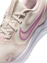 Nike Cream Pink Youth Cosmic Running Trainers - Image 10 of 11