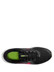 Nike Black/Red Volt Youth Star Runner 5 Trainers - Image 8 of 11