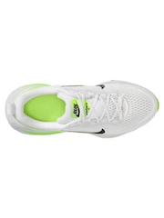 Nike White/Green Volt Youth Vomero 18 Road Running Trainers - Image 8 of 11