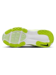 Nike White/Green Volt Youth Vomero 18 Road Running Trainers - Image 9 of 11