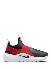 Nike Black/Red Youth Flex Runner 4 Trainers - Image 1 of 11